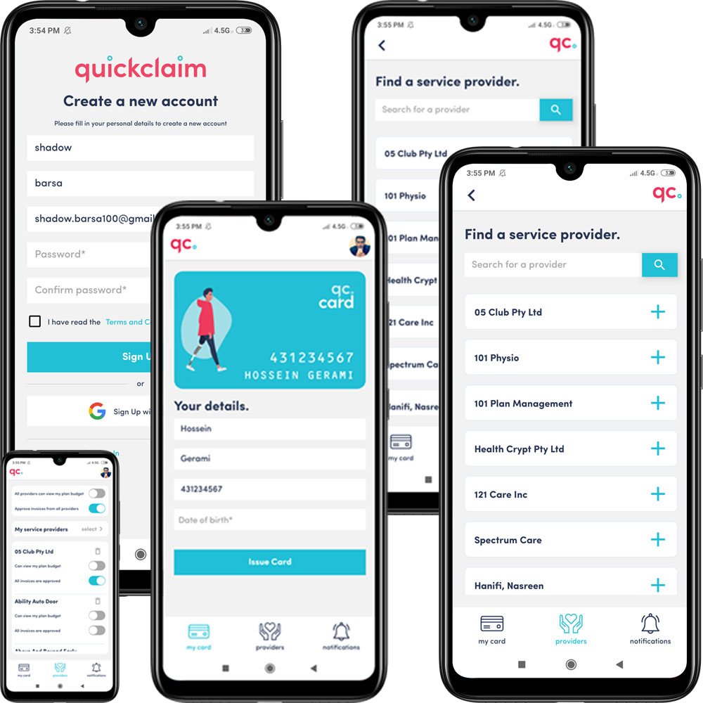 QuickClaim screenshot 1